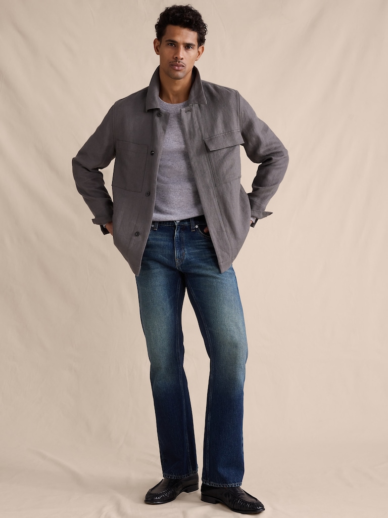 Classic Bootcut Jean in 100% Cotton