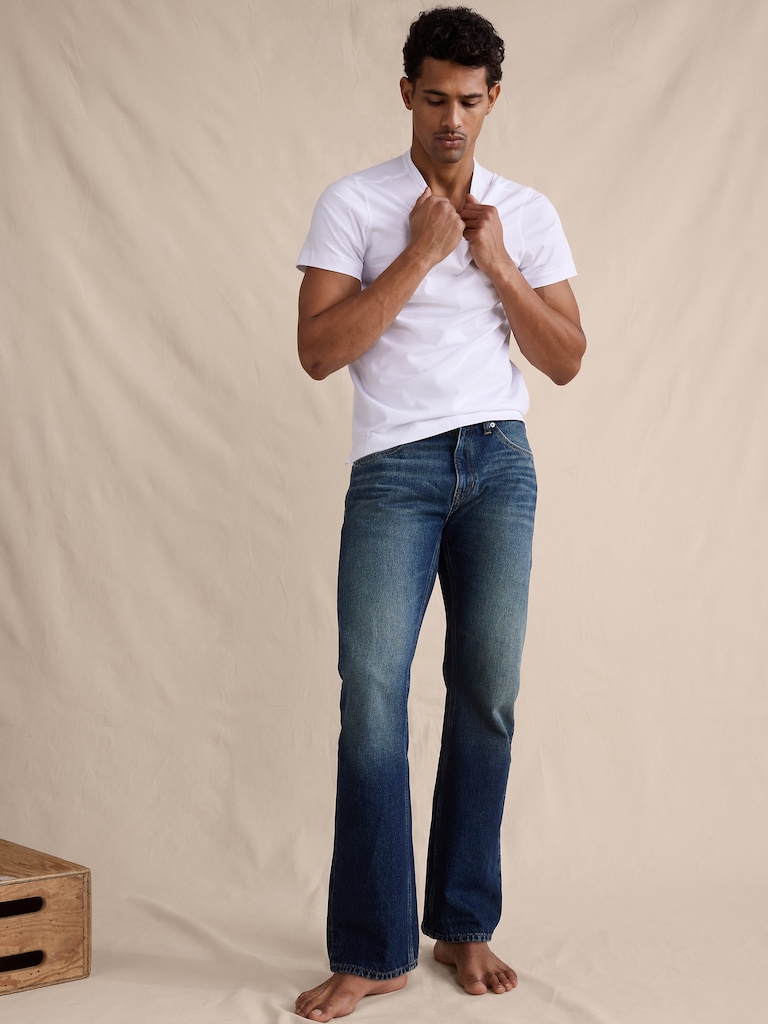Classic Bootcut Jean in 100% Cotton