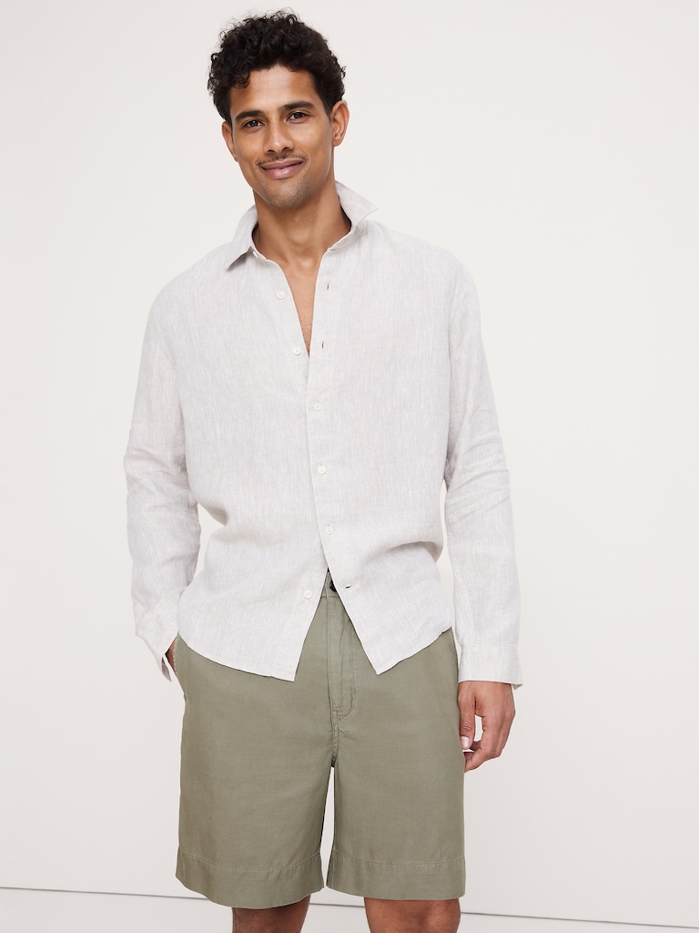 Standard-Fit Linen Shirt