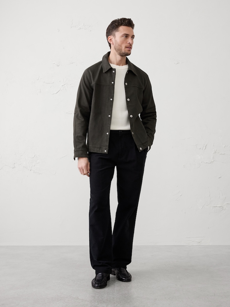 Relaxed Garment-Dyed Jacket