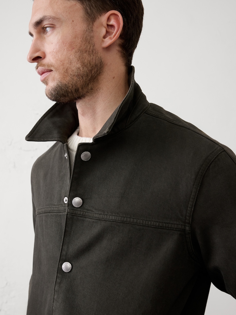 Relaxed Garment-Dyed Jacket