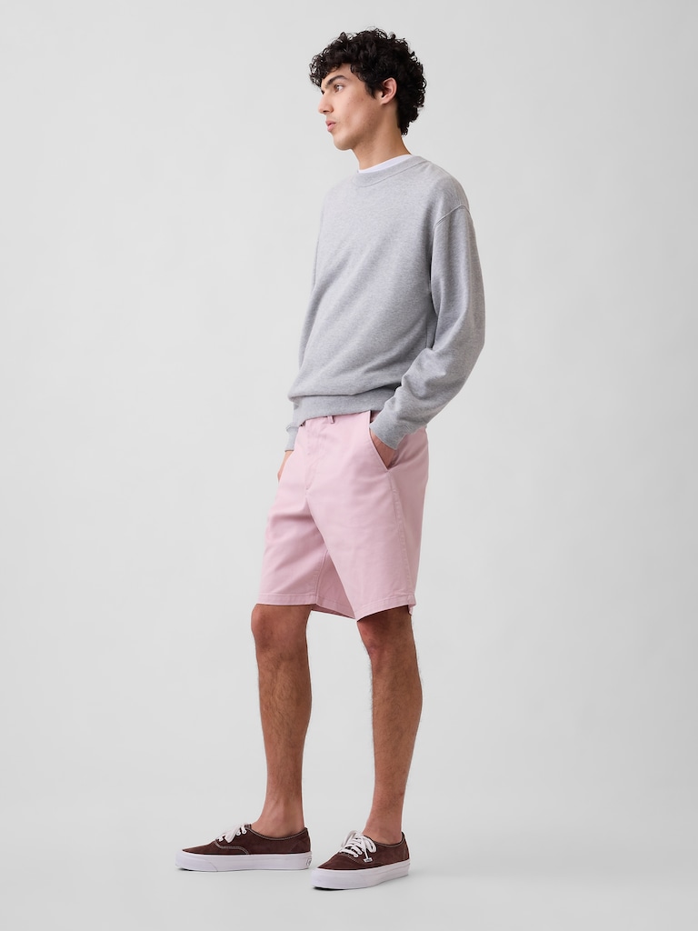 9" Essential Khaki Shorts
