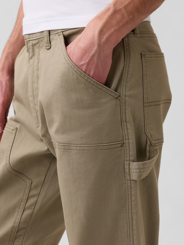 Distressed Straight Carpenter Jeans