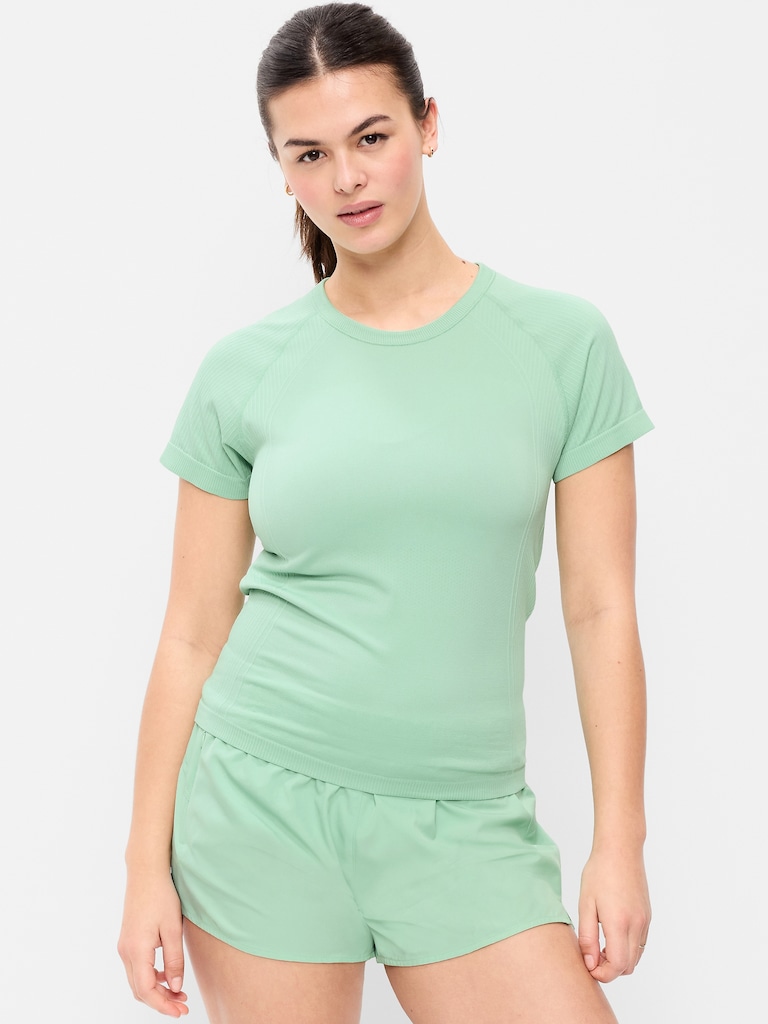Fluid Seamless Fitted T-Shirt