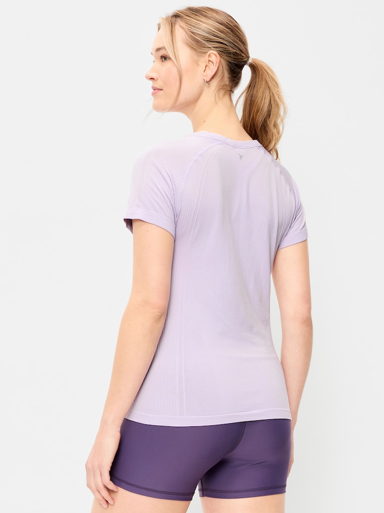 Fluid Seamless Fitted T-Shirt