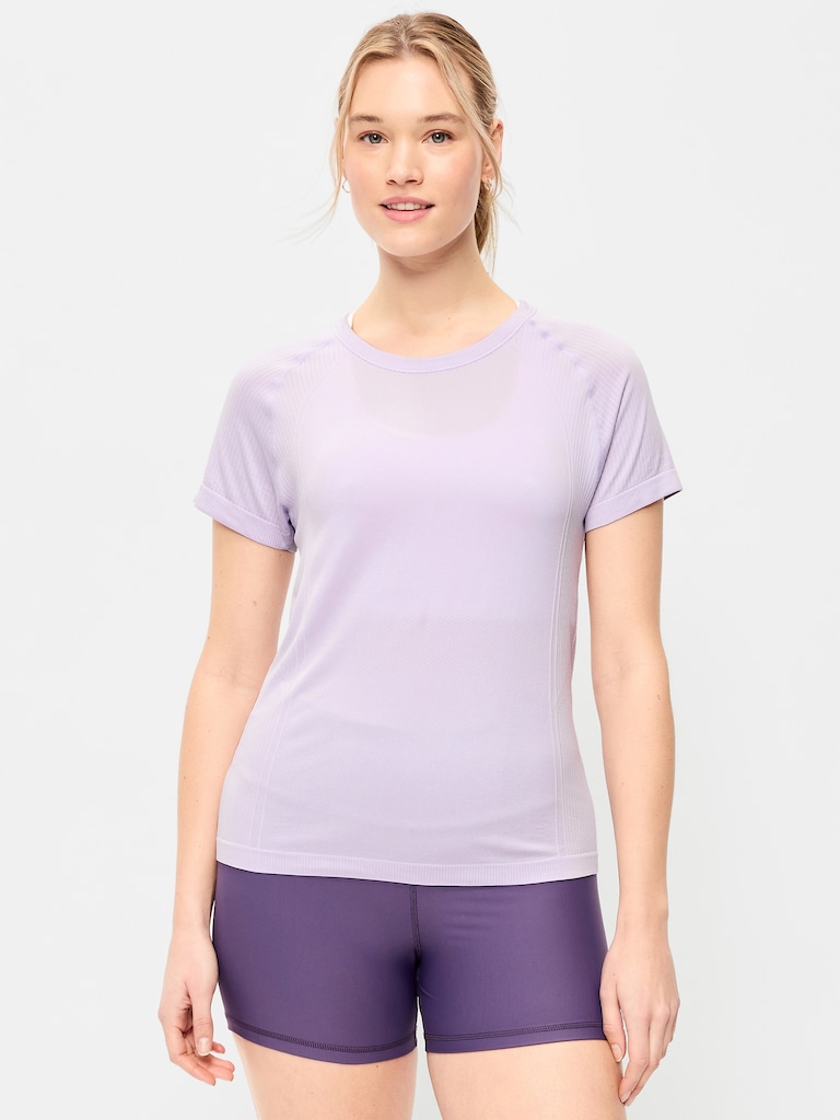 Fluid Seamless Fitted T-Shirt