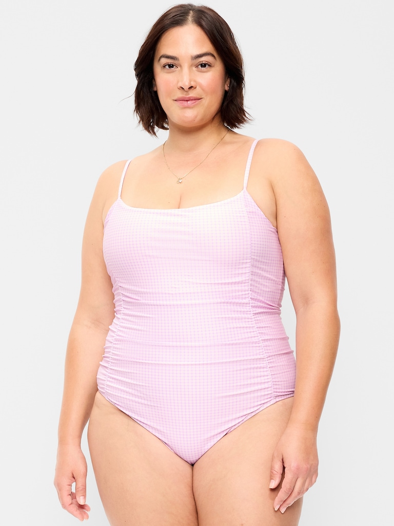 Ruched One-Piece Swimsuit