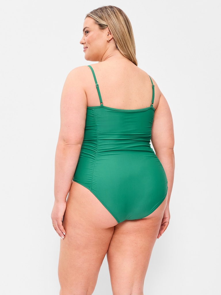 Ruched One-Piece Swimsuit