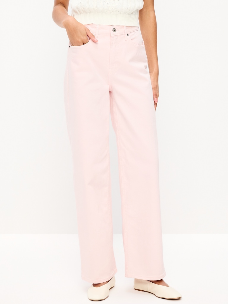 Extra High-Waisted Wide-Leg Jeans