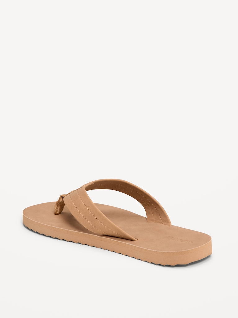 Faux-Suede Flip-Flop Sandals for Boys