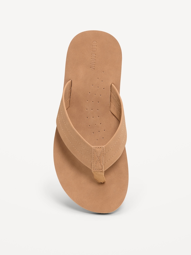 Faux-Suede Flip-Flop Sandals for Boys