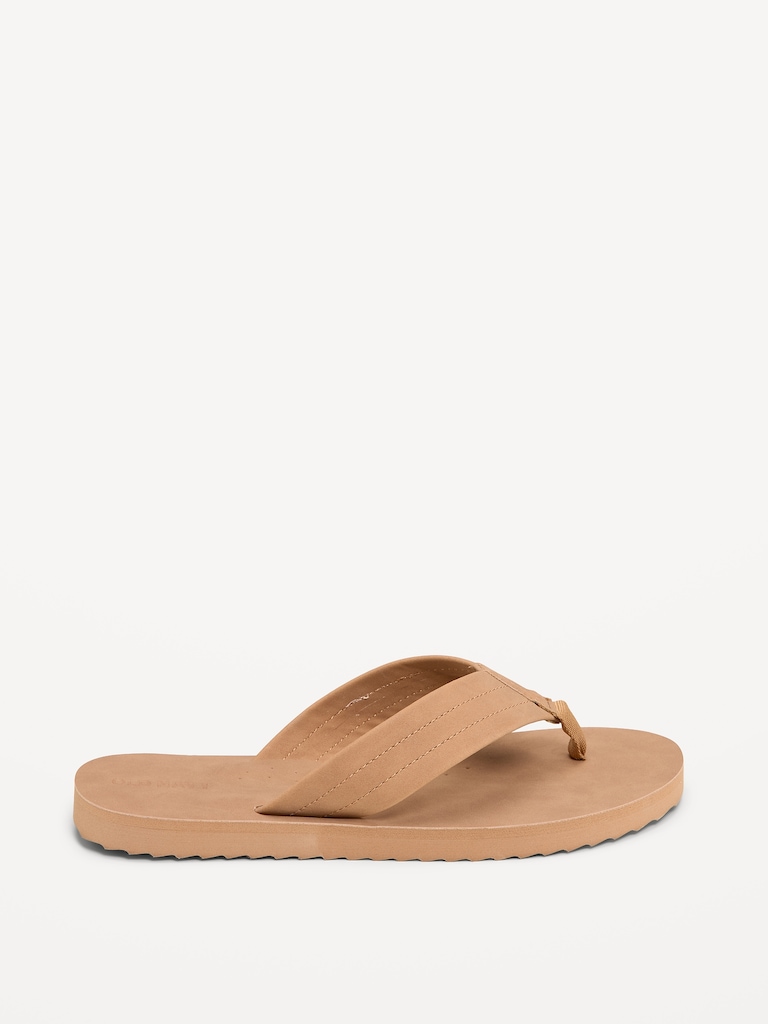 Faux-Suede Flip-Flop Sandals for Boys