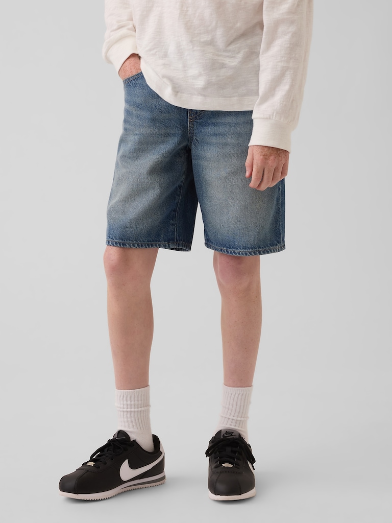 Kids UltraSoft '90s Loose Easy Denim Shorts
