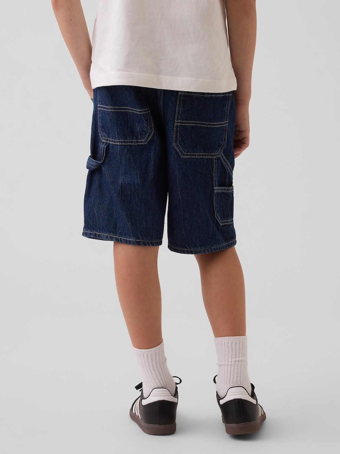 Kids '90s Loose Easy Denim Carpenter Shorts