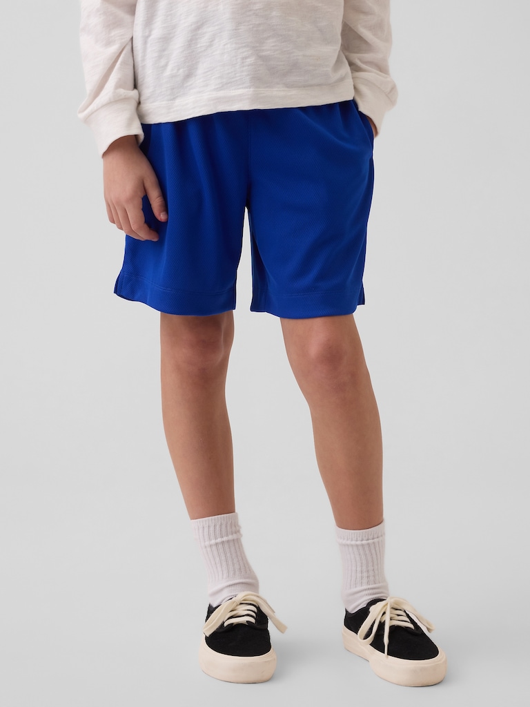 Kids GapFit 6" Recycled Mesh Easy Shorts