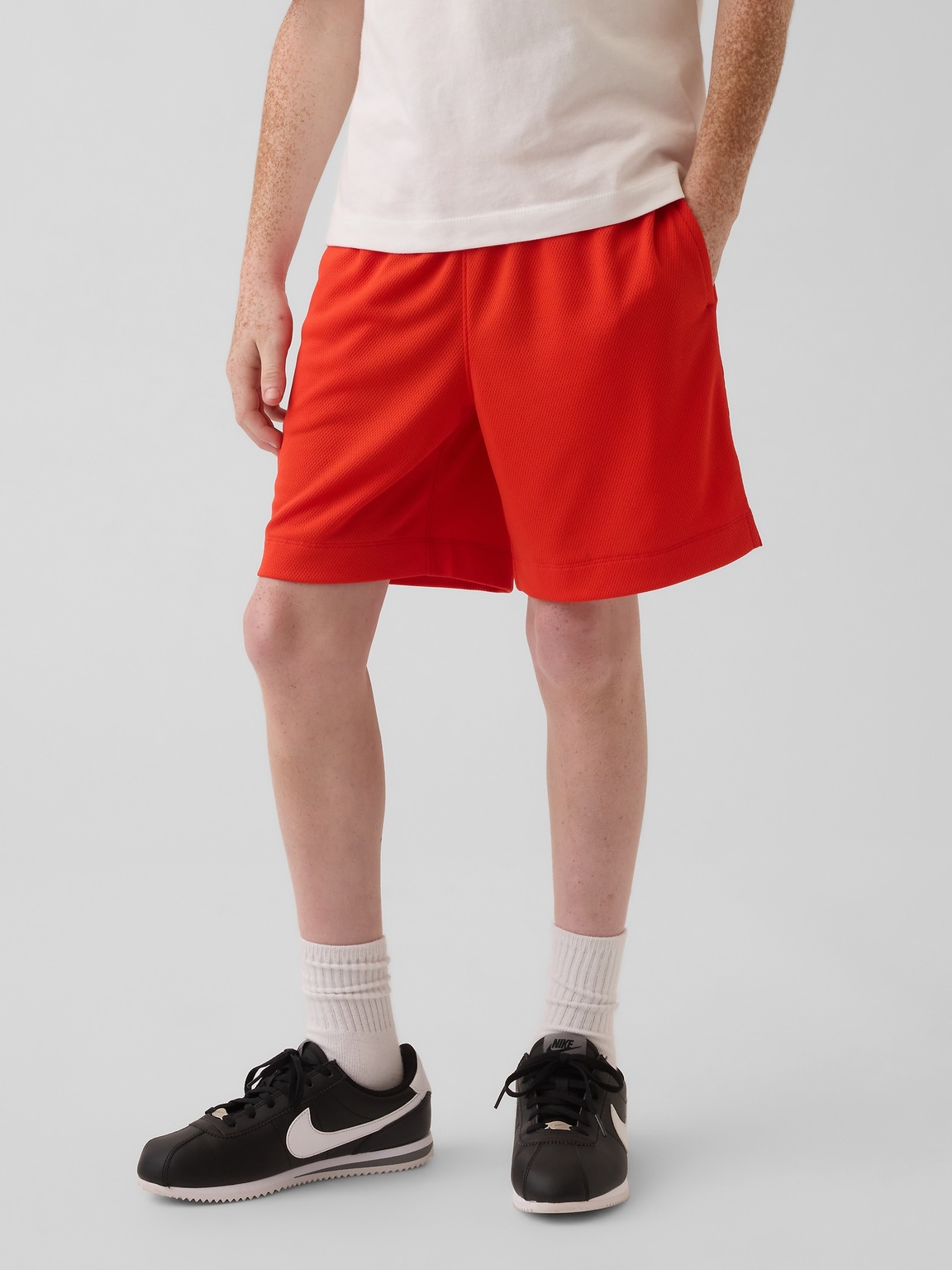 Kids GapFit 6" Recycled Mesh Easy Shorts