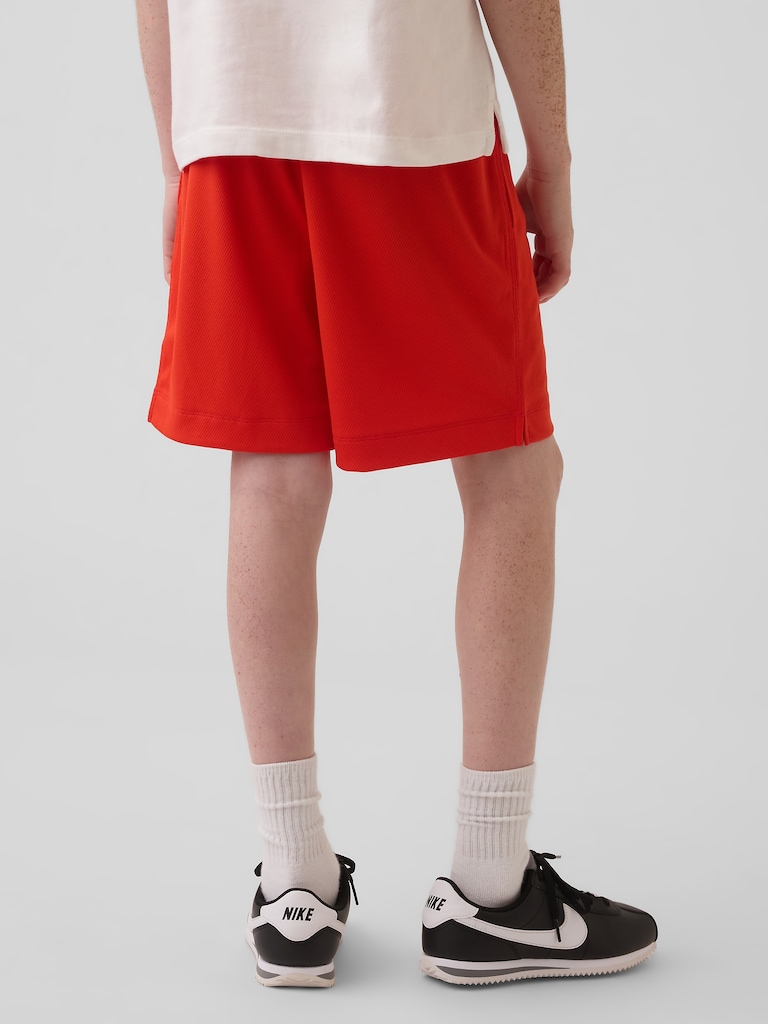 Kids GapFit 6" Recycled Mesh Easy Shorts