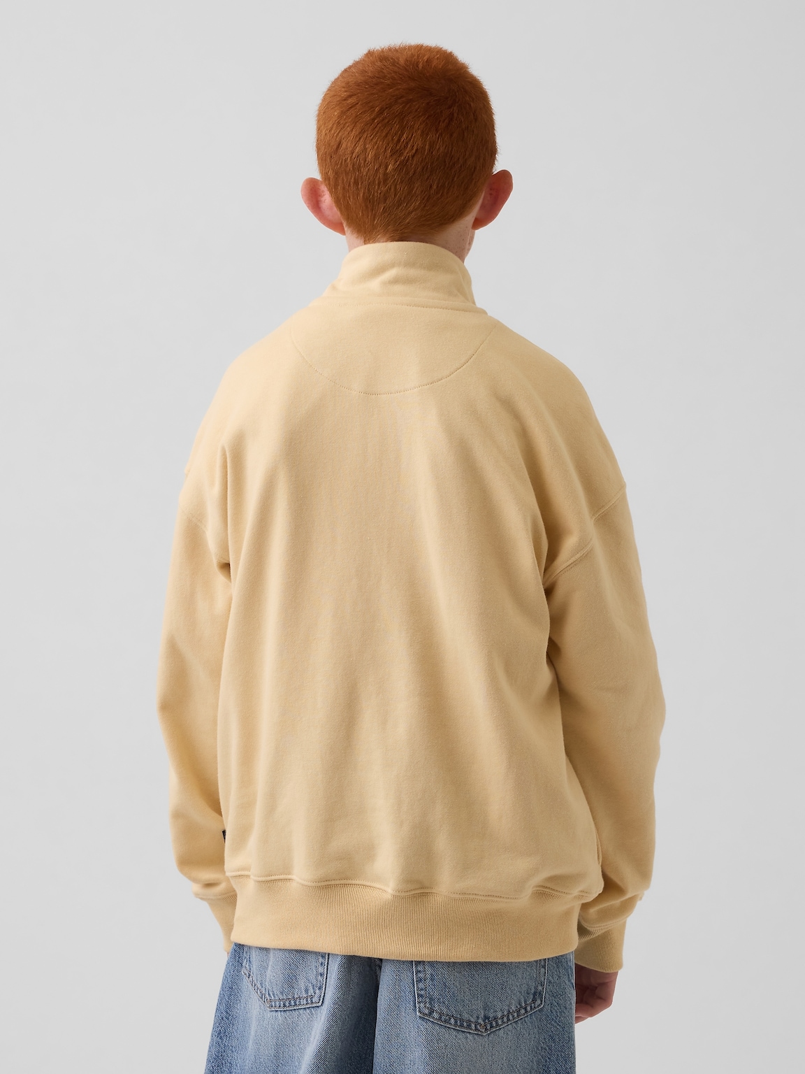 Kids VintageSoft Terry Relaxed Half-Zip Pullover