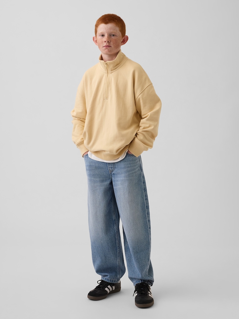 Kids VintageSoft Terry Relaxed Half-Zip Pullover
