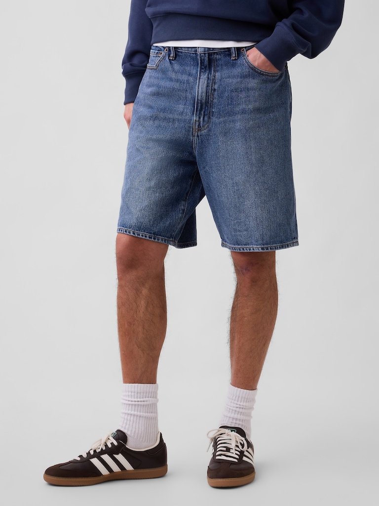 9" SuperSoft Loose Denim Shorts