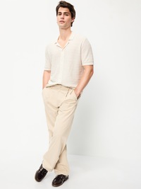 Short-Sleeve Sweater Shirt