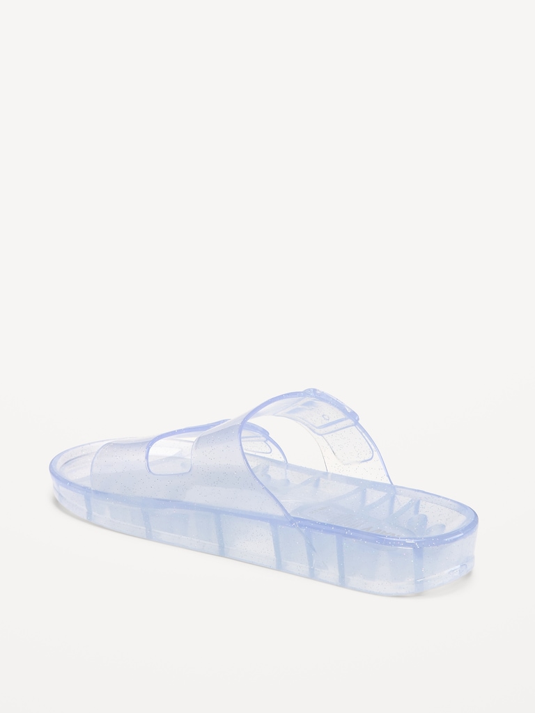 Jelly Buckled Slide Sandals for Girls