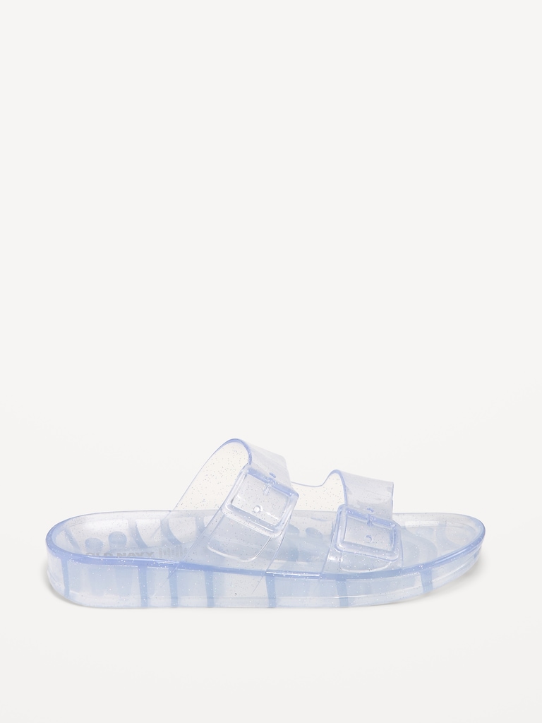 Jelly Buckled Slide Sandals for Girls