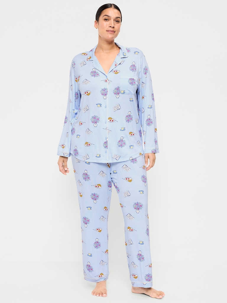 Sunday Sleep Knit Jersey Pant Set