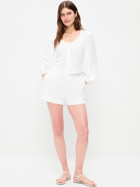 Women's White Shorts | Old Navy Women's White Shorts | Old Navy