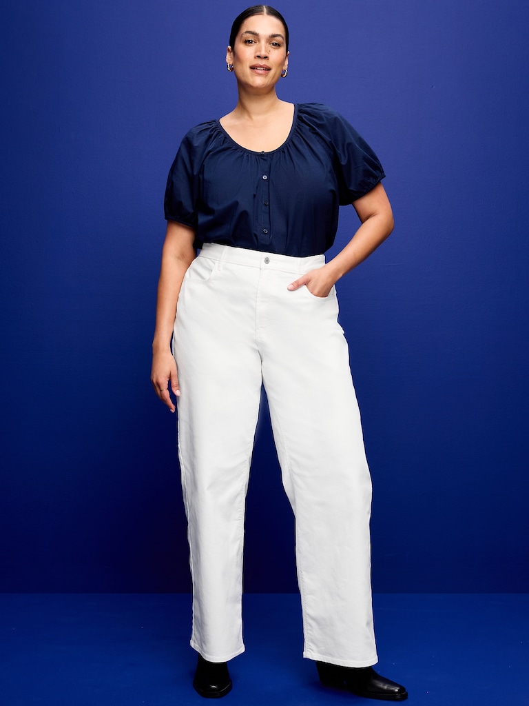 High-Waisted Wow Wide-Leg Jeans