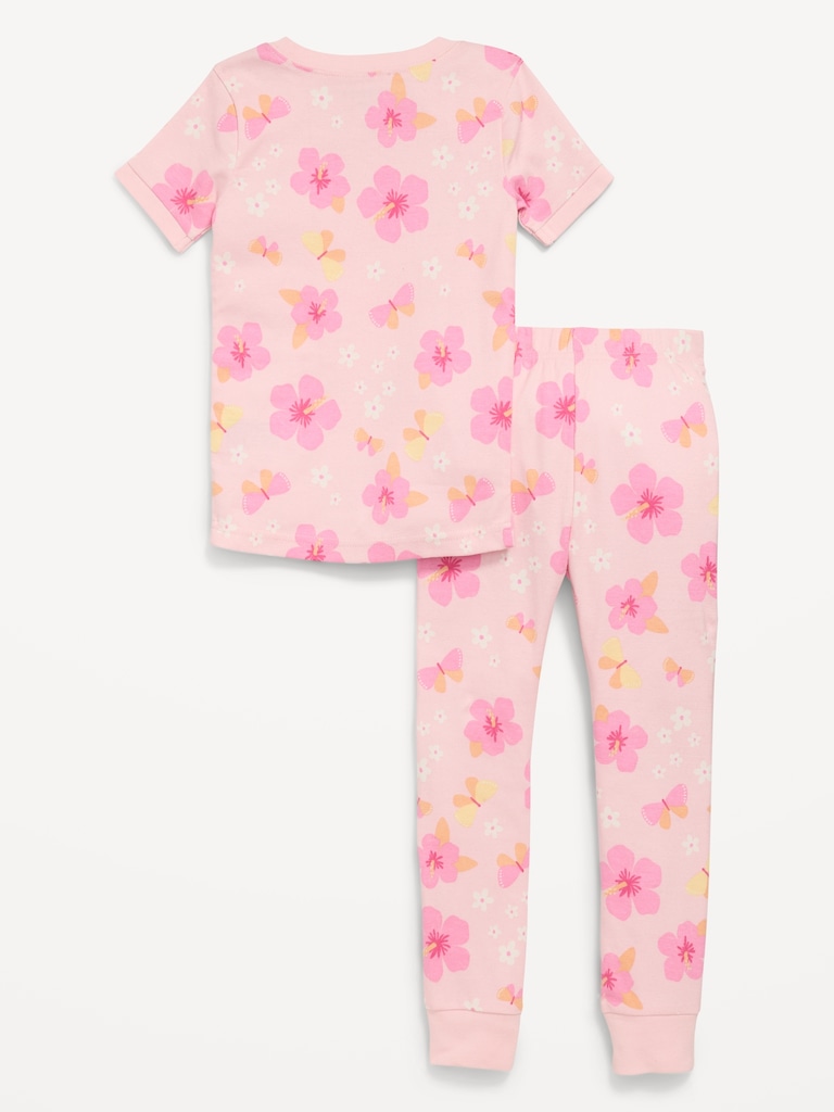 Printed Snug-Fit Pajama Set for Toddler & Baby