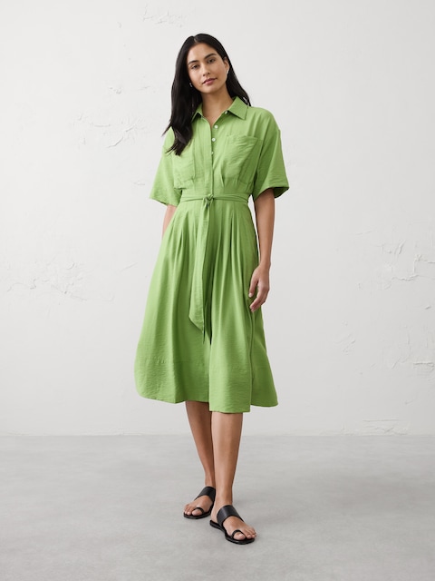 Women's Green Dresses | Banana Republic Factory