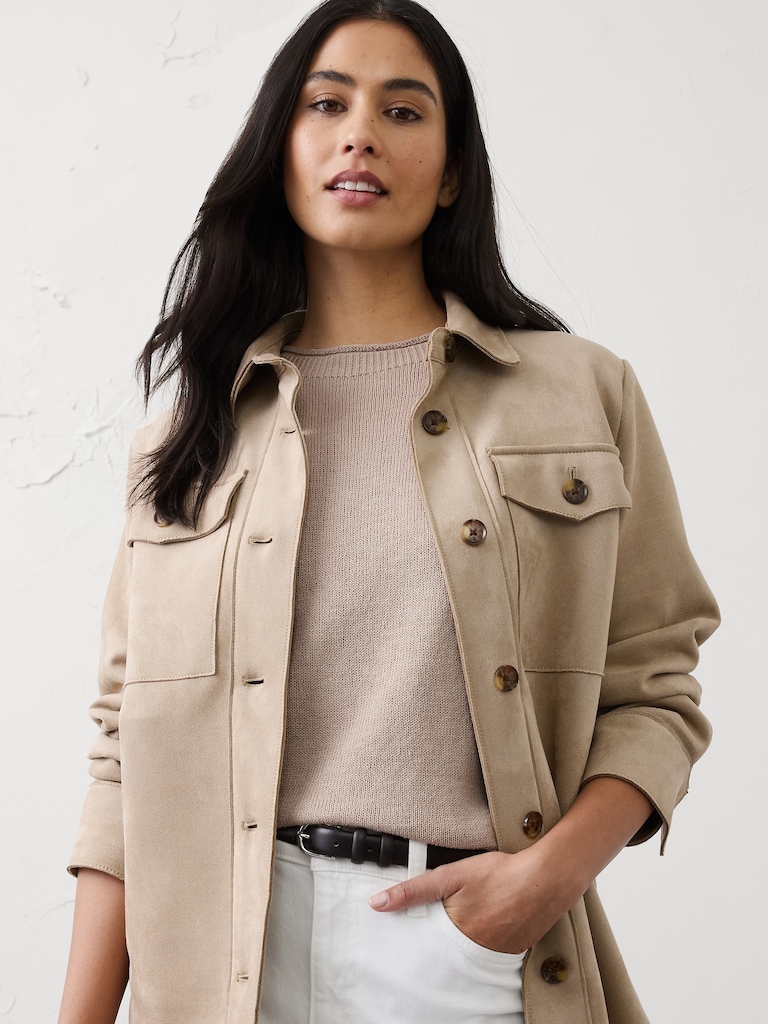 Ramie-Cotton Sweater Tank