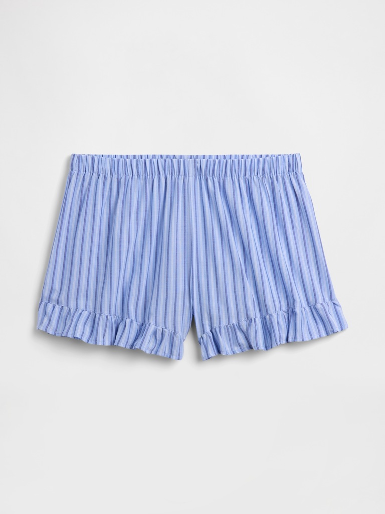 Ruffle Poplin PJ Shorts