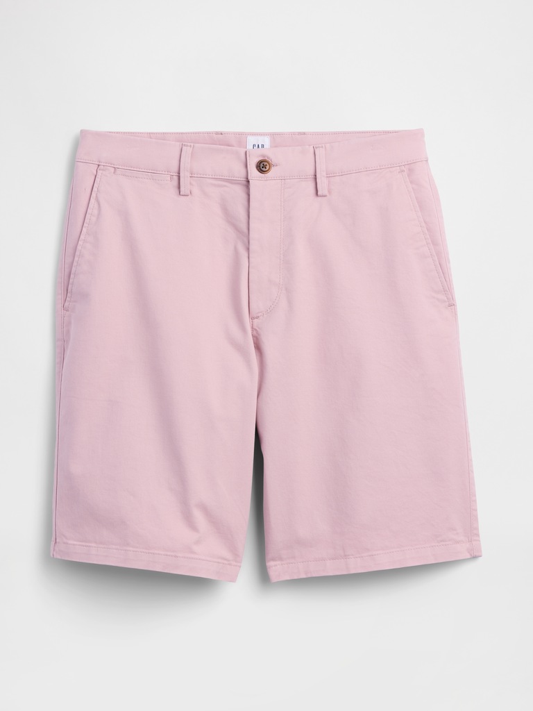 9" Essential Khaki Shorts