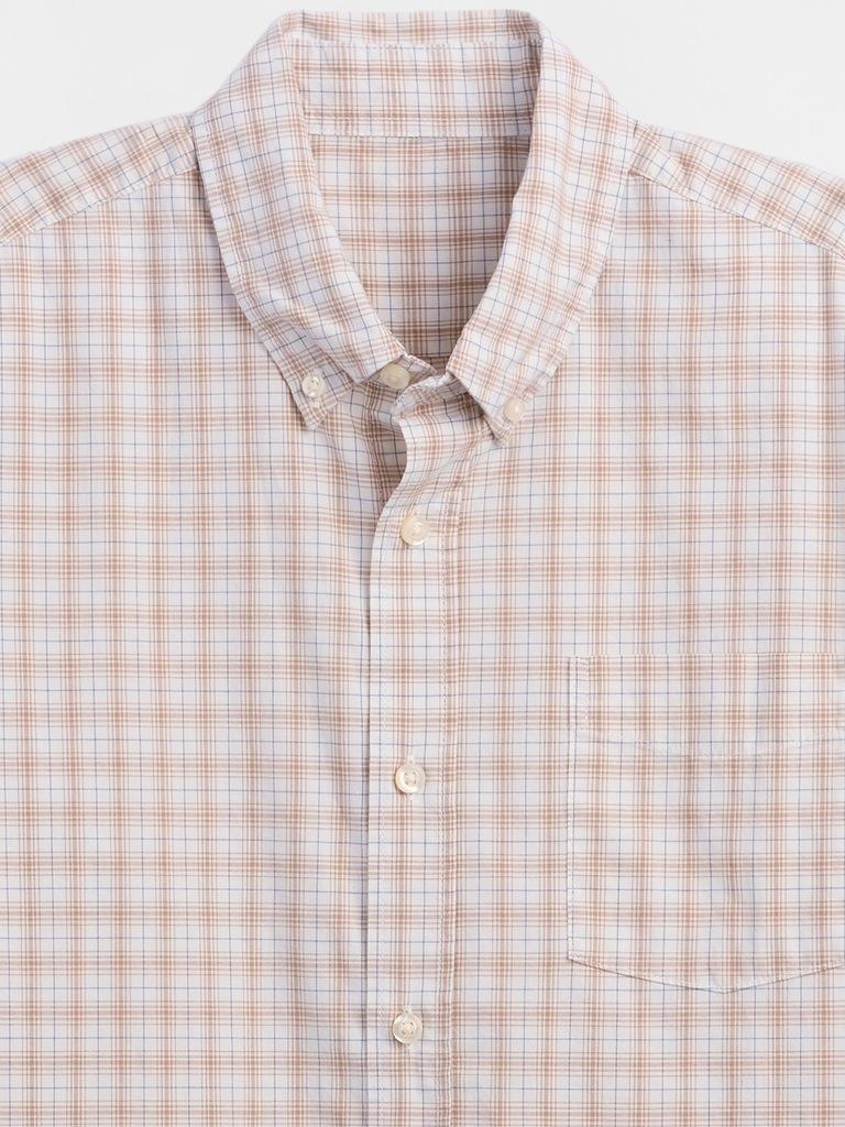 Stretch Poplin Shirt in Standard Fit
