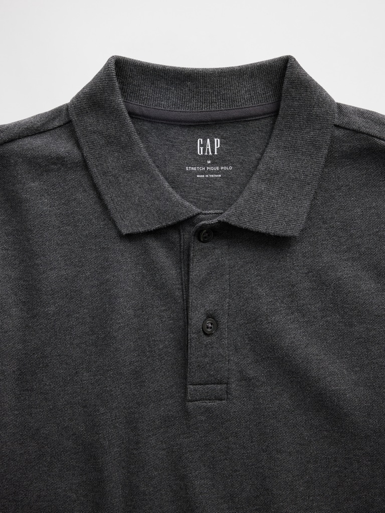 Stretch Pique Polo Shirt