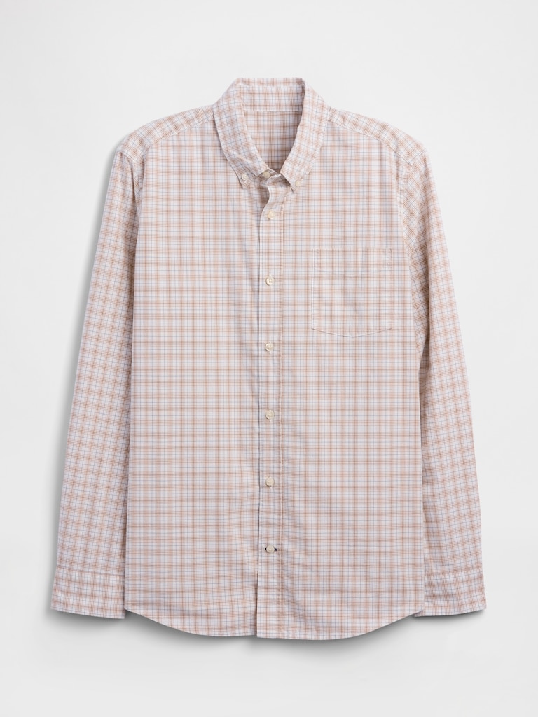 Stretch Poplin Shirt in Standard Fit