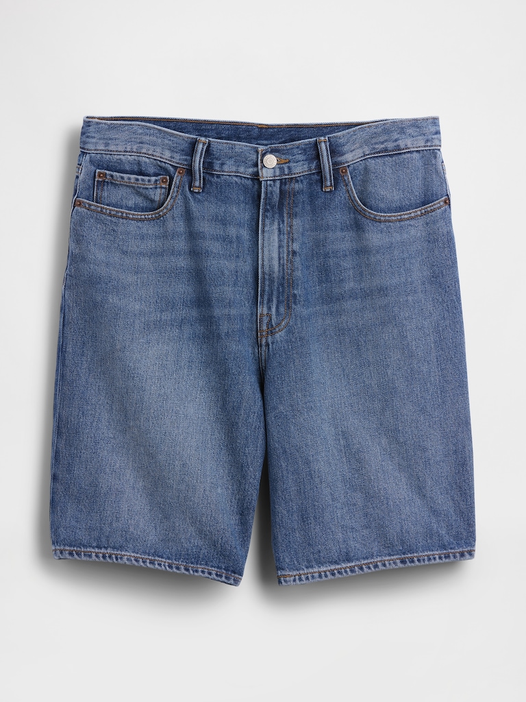 9" SuperSoft Loose Denim Shorts