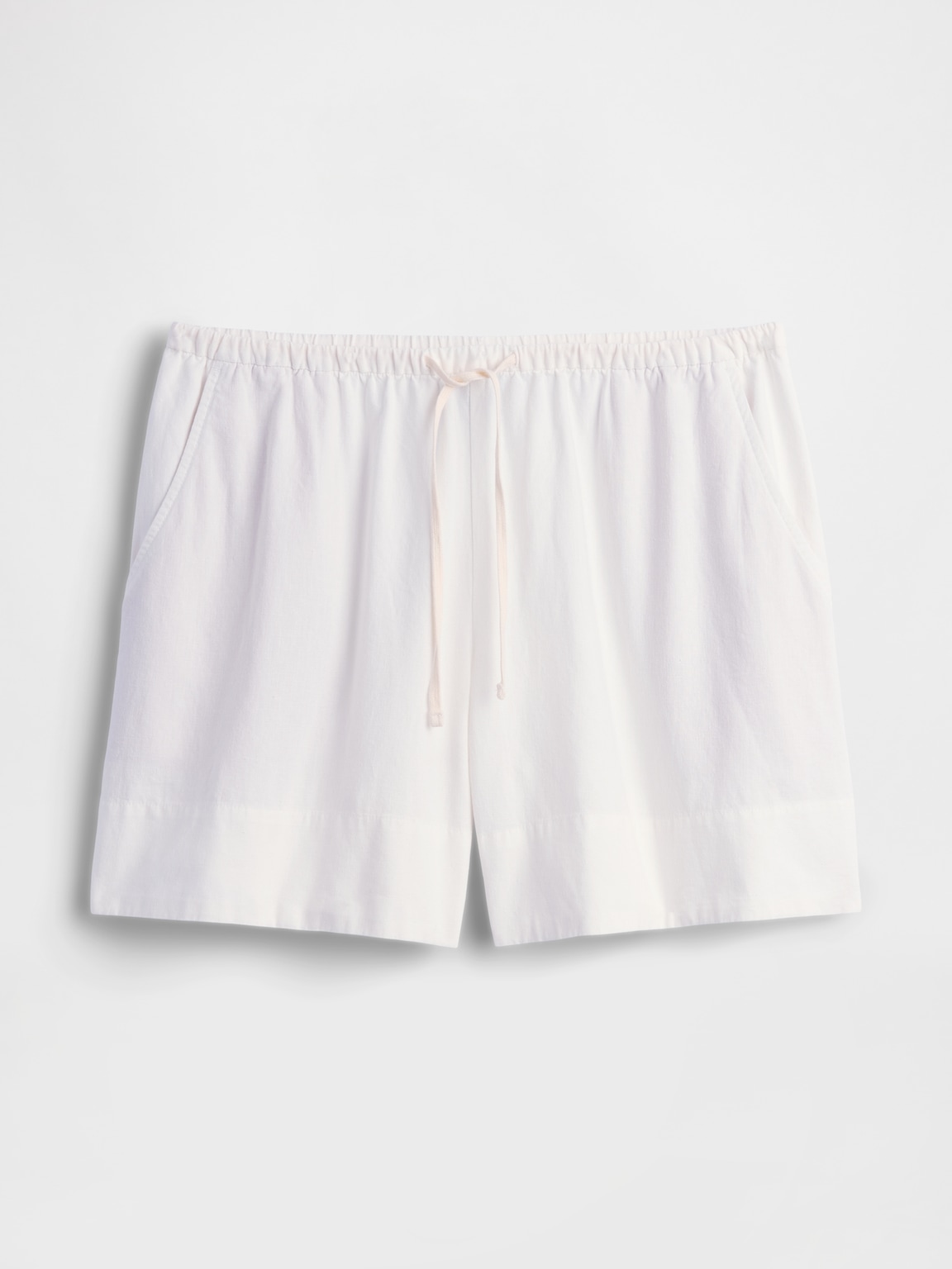 6" Linen-Blend Easy Shorts