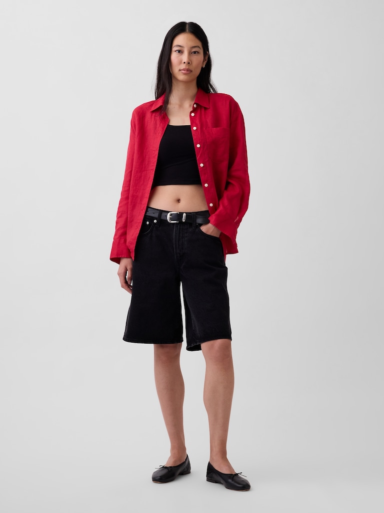 100% Linen Oversized Shirt