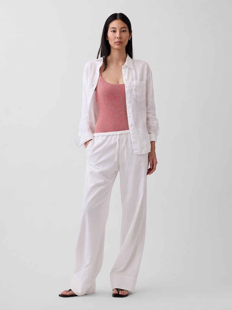 100% Linen Oversized Shirt