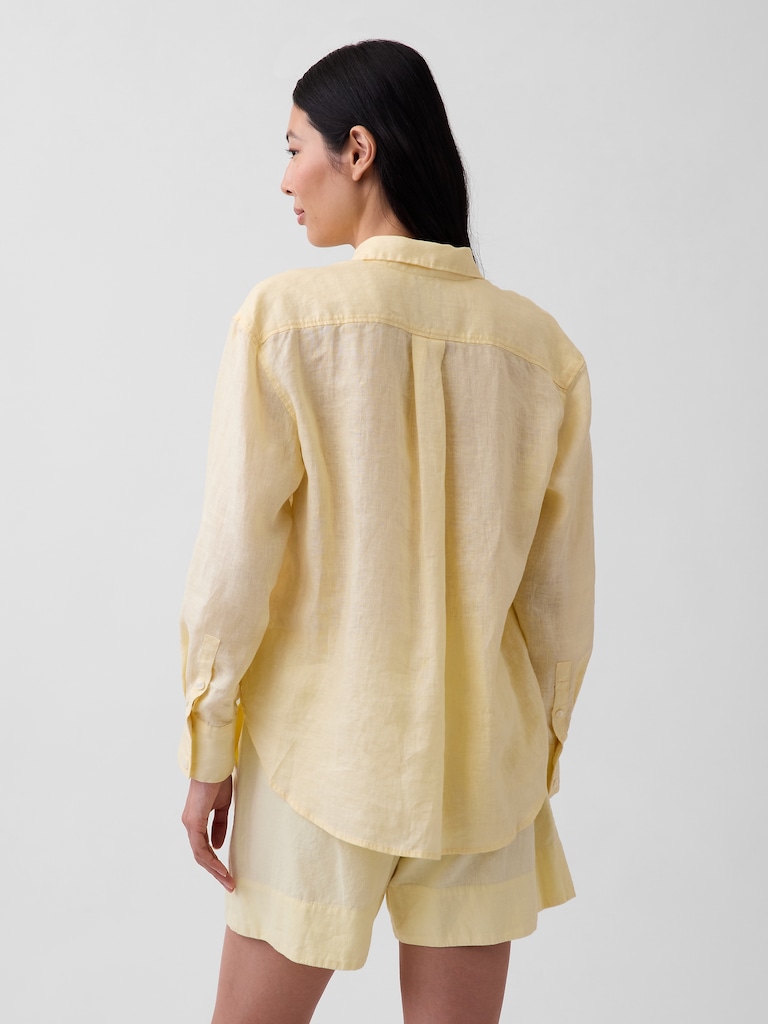 100% Linen Oversized Shirt