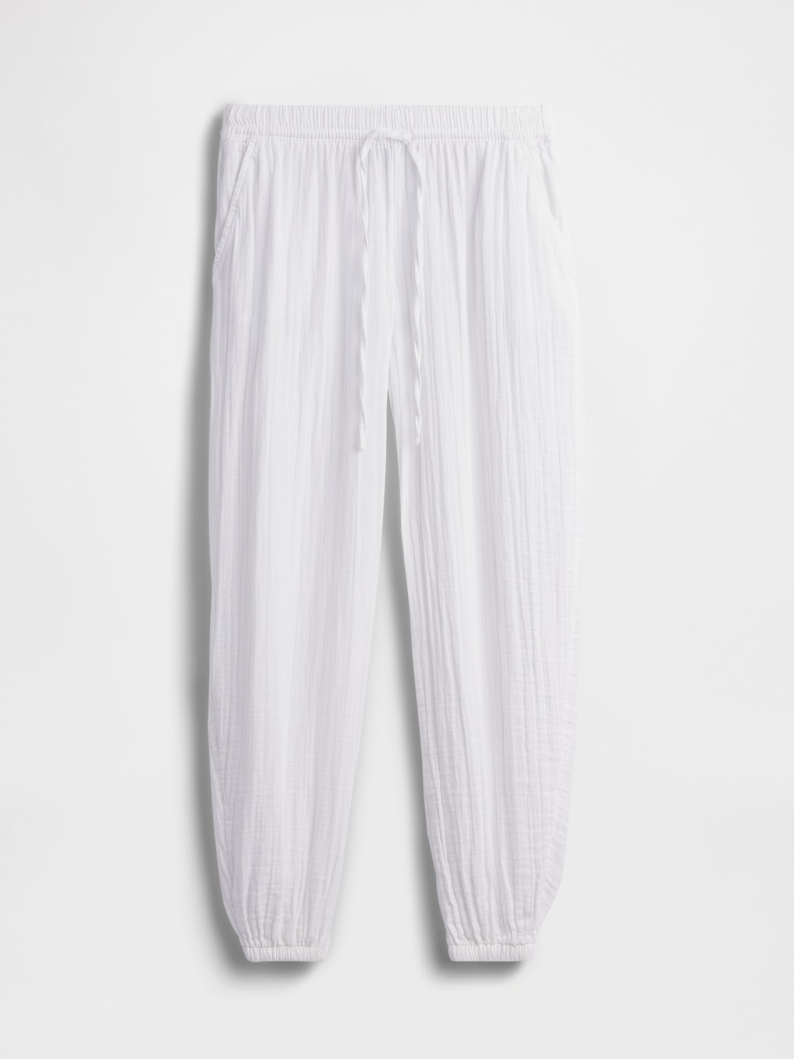 Cotton Gauze Easy Joggers
