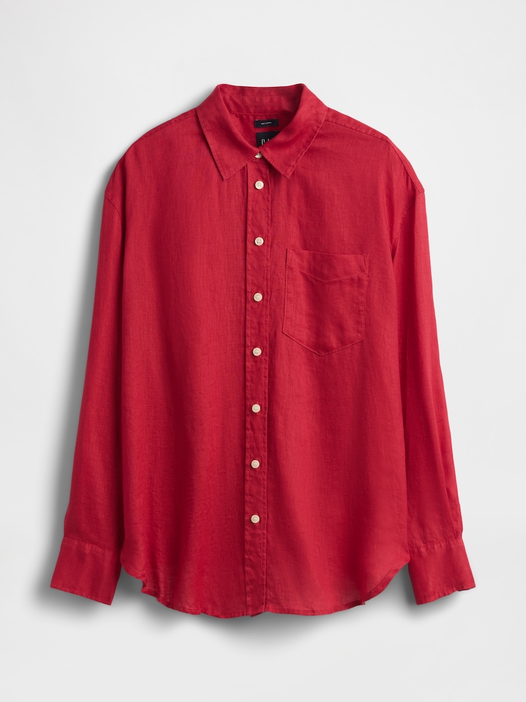 100% Linen Oversized Shirt