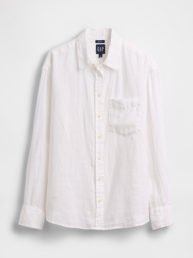 100% Linen Oversized Shirt