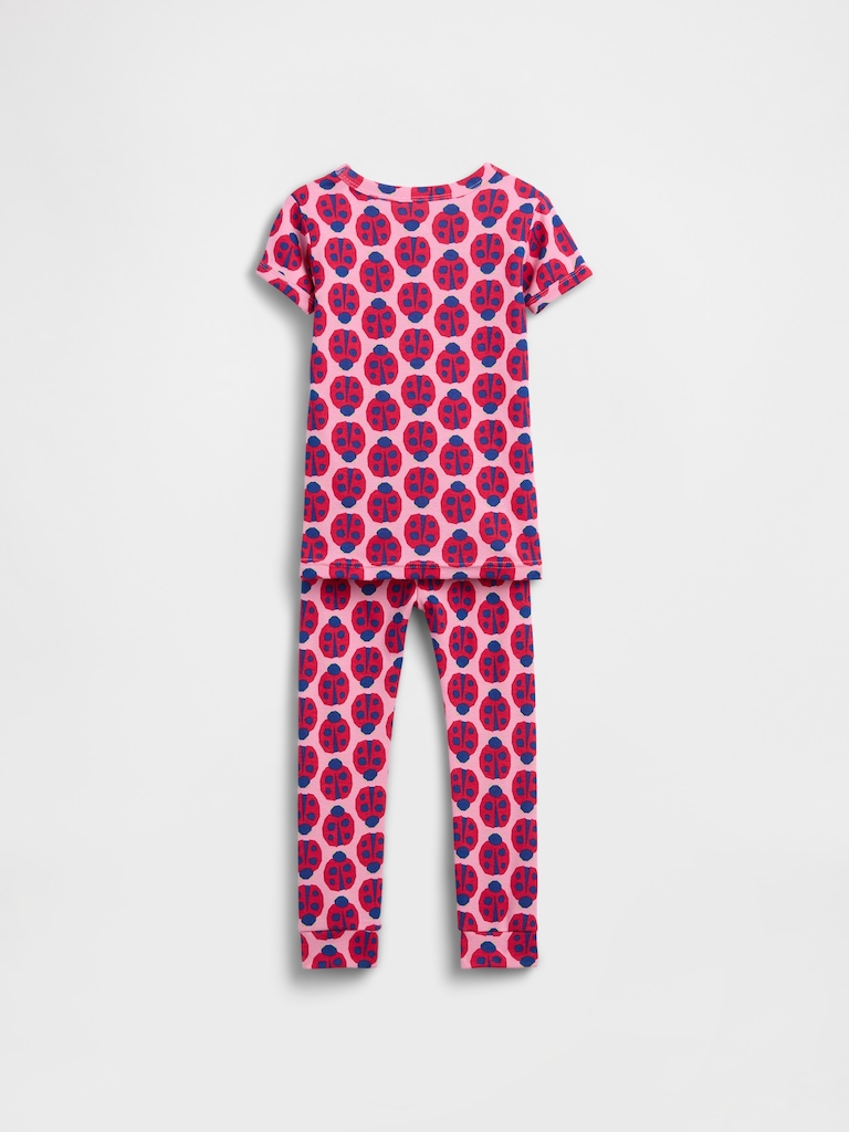 Baby & Toddler Organic Brushed Cotton Ladybug PJ Set