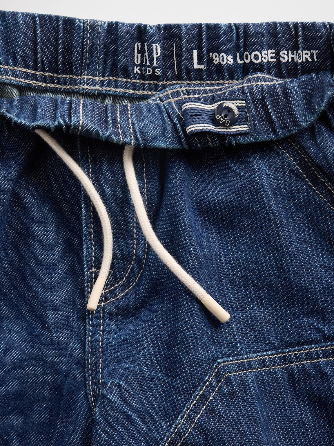 Kids '90s Loose Easy Denim Carpenter Shorts