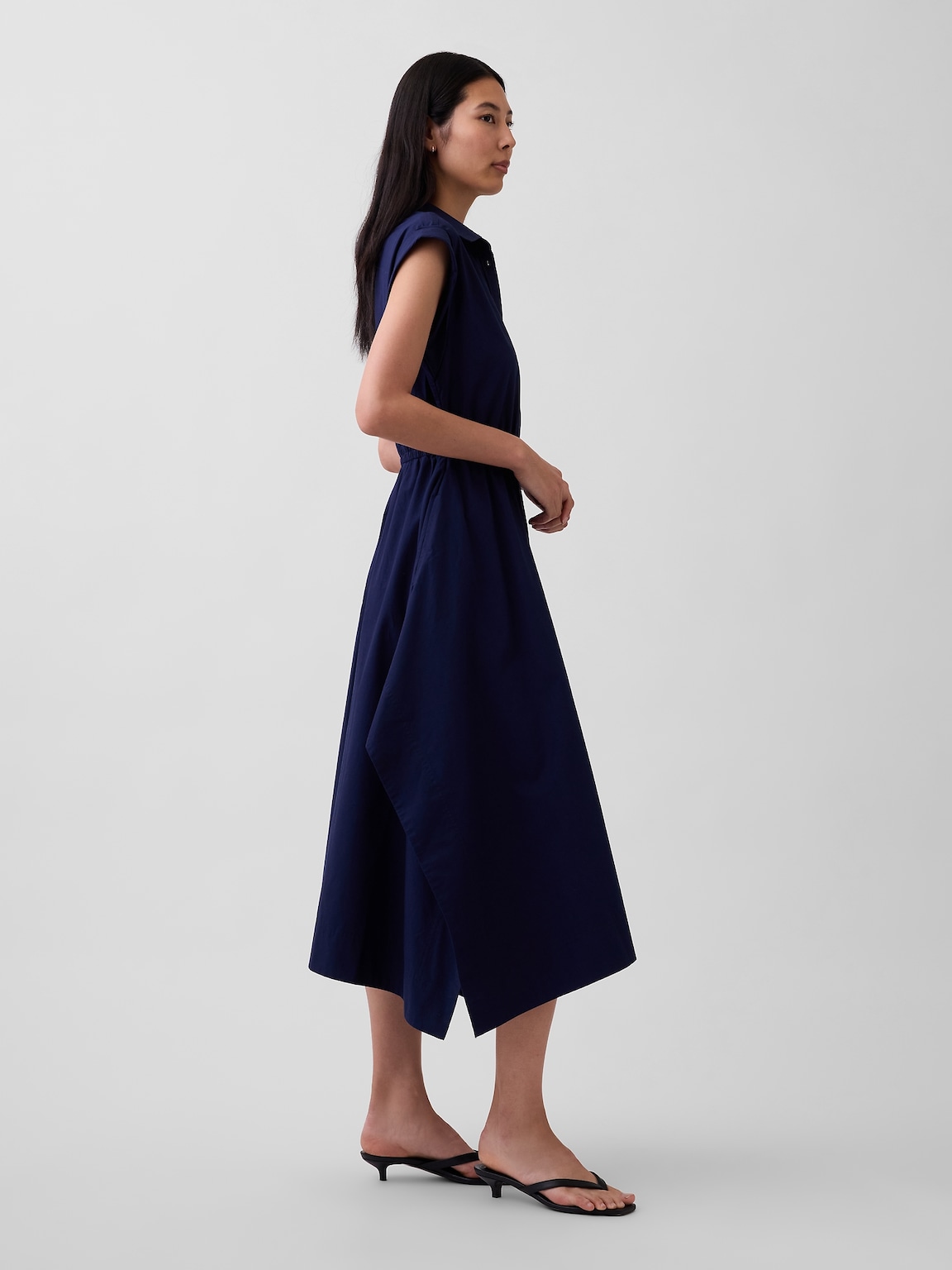 Poplin Handkerchief Shirtdress