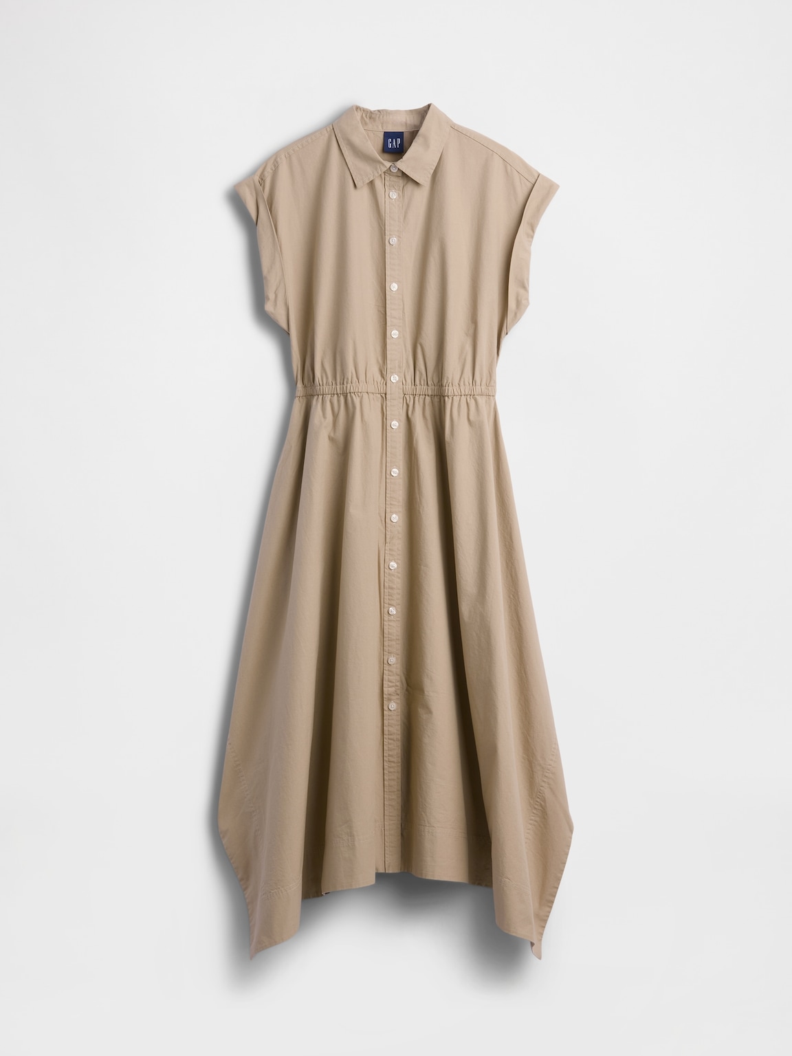 Poplin Handkerchief Shirtdress